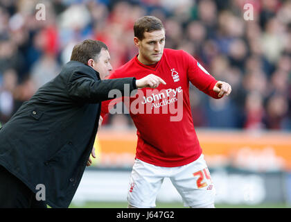 BILLY DAVIES NOTTINGHAM FORES HULL CITY V NOTTS FOREST KC Stadium Hull Inghilterra 16 Marzo 2013 Foto Stock