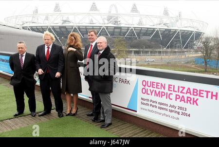 DAVID SULLIVAN & BORIS JOHNSON PROPRIETARI E VICE PRESIDENTE DI NOI PESCI ISOLA Londra Inghilterra Regno Unito 22 marzo 2013 Foto Stock