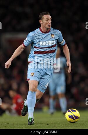 KEVIN NOLAN West Ham United FC OLD TRAFFORD Manchester Inghilterra 28 Novembre 2012 Foto Stock