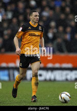 JAMES CHESTER Hull City FC KC Stadium Hull Inghilterra 29 Dicembre 2012 Foto Stock