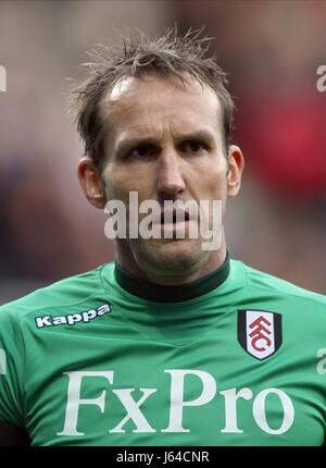 MARK SCHWARZER Fulham FC Londra Inghilterra Regno Unito 15 Dicembre 2012 Foto Stock