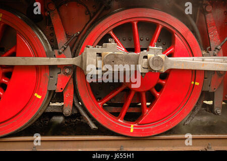 Locomotore ferroviario treno motore materiale rotabile veicolo mezzo di ruota di viaggio Foto Stock