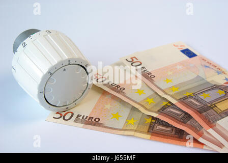 Valvola di contabilità di costi incidentali sth. Controllare euro salva la contabilità Foto Stock