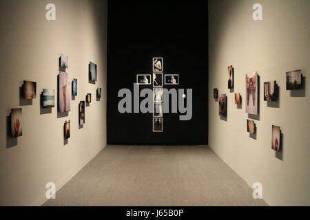 All'interno del Museo delle Belle Arti di Taipei salone principale. Foto Stock