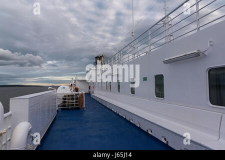 MV Fundy Rose traghetto nella Baia di Fundy, New Brunswick, Canada Foto Stock