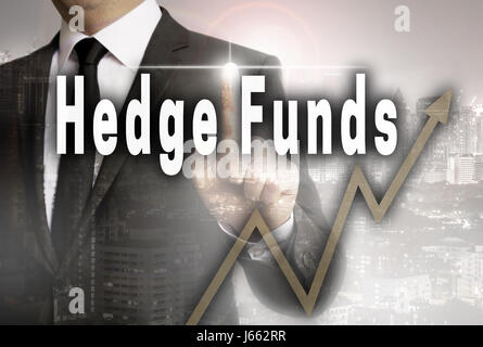 Gli hedge fund è rappresentato dal concetto di imprenditore. Foto Stock