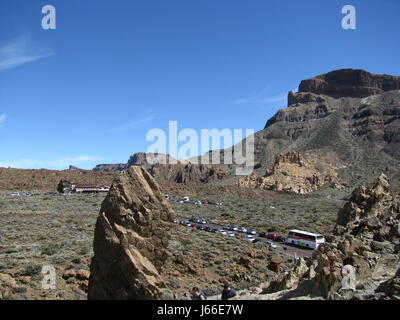 Isole Canarie teneriffa vulcano vulcan Canarie vacanze vacanze Foto Stock