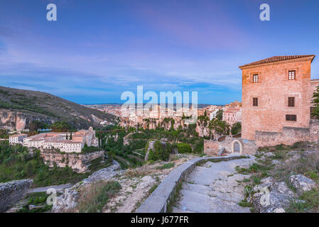 Case Sospese o Casas Colgadas in Cuenca,Spagna Foto Stock