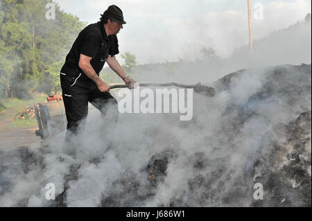 Carbone forno a haltern flaesheim Foto Stock