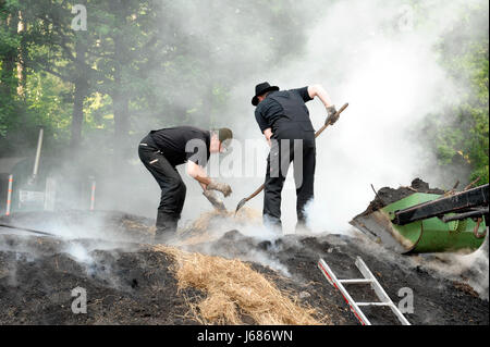 Carbone forno a haltern flaesheim Foto Stock