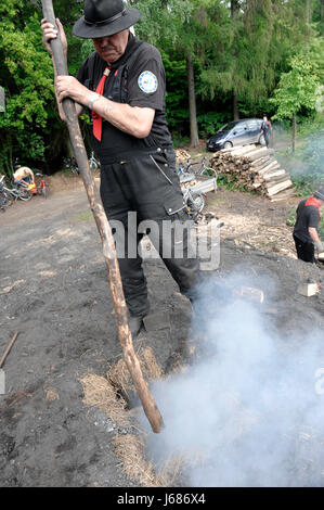 Carbone forno a haltern flaesheim Foto Stock