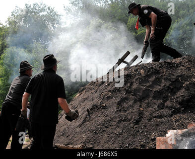 Carbone forno a haltern flaesheim Foto Stock