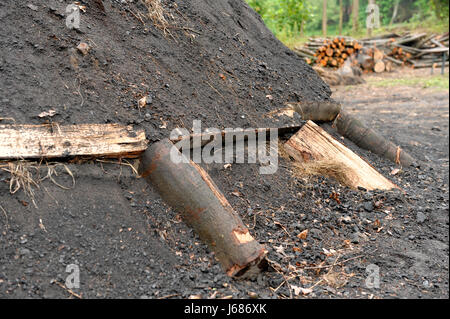 Carbone forno a haltern flaesheim Foto Stock