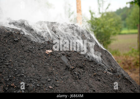 Carbone forno a haltern flaesheim Foto Stock