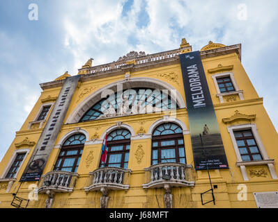 Split, Croazia - 26 Marzo 2016 - Il croato il Teatro Nazionale di Spalato, Croazia. Foto Stock