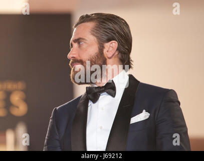 Cannes, Francia. 19 Maggio, 2017. Attore Jake Gyllenhaal al gala Okja screening, al settantesimo Cannes Film Festival venerdì 19 maggio 2017, Cannes, Francia. Photo credit: Doreen Kennedy/Alamy Live News Foto Stock