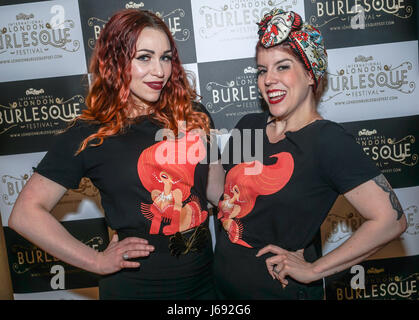 Londra, Regno Unito. 19 Maggio, 2017. London Burlesque Festival - i Gioielli della Corona a Conway Hall il 19 maggio 2017, UK. Da vedere Li Credito: Vedere Li/Alamy Live News Foto Stock