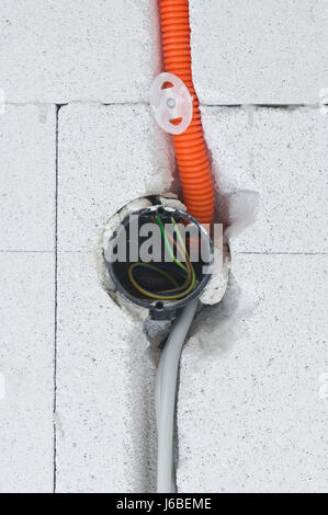 Installazione elettrica Foto Stock