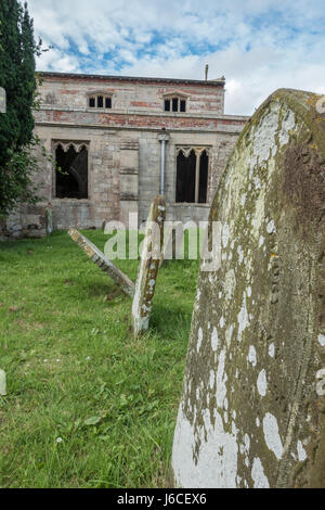 St Botolph's a ridondanti e chiesa abbandonata vicino Skidbrooke, Inghilterra Foto Stock