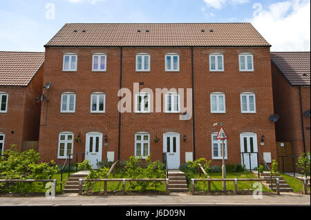 Taylor Wimpey Lysaght villaggio lo sviluppo di alloggiamento su brownfield ex acciaierie sito in Newport South Wales, Regno Unito Foto Stock