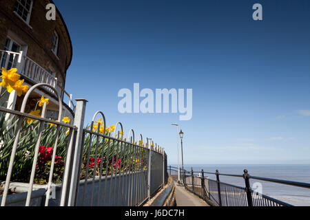 Vittoriano case a schiera a Cromer, Norfolk, Regno Unito Foto Stock