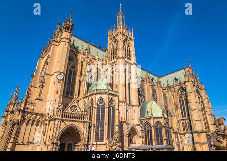 Cattedrale di Metz in Francia Foto Stock