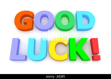 Colorato colorato splendida molteplici riccamente colorata lettere testo parole Foto Stock