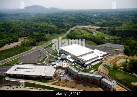 Sevierville Tennessee,Smoky Mountains,Bridgemont,Events Center,centro,condominio appartamenti appartamenti edificio edifici abitazioni, sotto ne Foto Stock