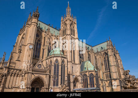 Cattedrale di Metz Foto Stock