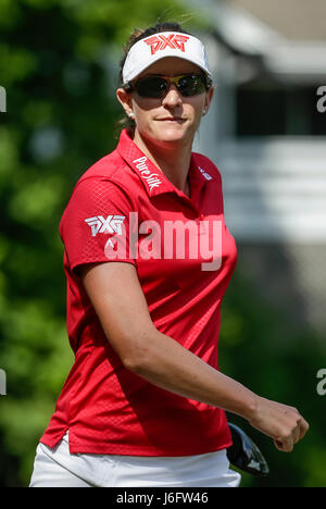 Williamsburg, Virginia, Stati Uniti d'America. Il 20 maggio 2017. Brittany Lang durante il terzo round del Campionato Kingsmill sul Kingsmill Resort del corso del fiume a Williamsburg, Virginia. Justin Cooper/CSM/Alamy Live News Foto Stock