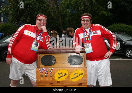 Newcastle upon Tyne, Regno Unito. Il 20 maggio 2017. Rugby League tifosi accorrono a St James Park per Dacia Magic Weekend, Newcastle upon Tyne, UK Credit: David Whinham/Alamy Live News Foto Stock