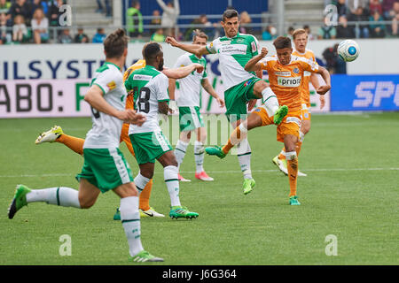 San Gallo, Svizzera. 21 maggio 2017. La Raiffeisen Super League FC SAN GALLO vs. Grasshopper Club Zürich. © Rolf Simeone/bildgebend.ch/Alamy Live News Foto Stock