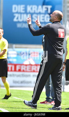 Sion, Svizzera. 21 Maggio, 2017. Sion, 21.05.2017, calcio Raiffeisen Super League, FC Sion - FC Lucerna, Markus BABBEL FCL Coach foto: Cronos/Frederic Dubuis Foto Stock