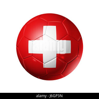 Sfera Bandiera della Svizzera sport sport soccer football cup sport Sport Gioco Foto Stock