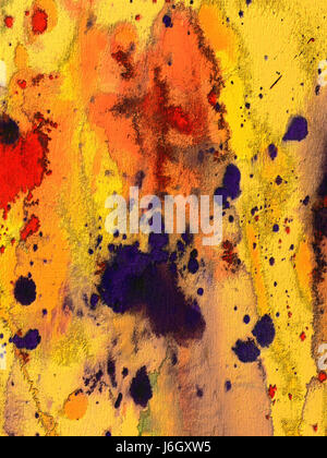 Suoli di ruggine di fango rilievo superficiale spot blot colorato texture sporco di fango di suoli ruggine Foto Stock