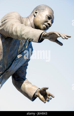 Roanoke Virginia, Martin Luther King, statua, leader dei diritti civili, Storia Nera, VA080504063 Foto Stock