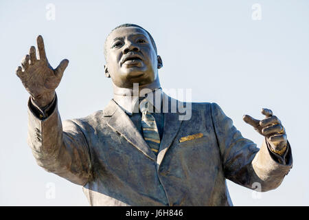 Roanoke Virginia, Martin Luther King, statua, leader dei diritti civili, Storia Nera, VA080504064 Foto Stock