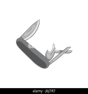 Tasca multifunzione icona del coltello Illustrazione Vettoriale
