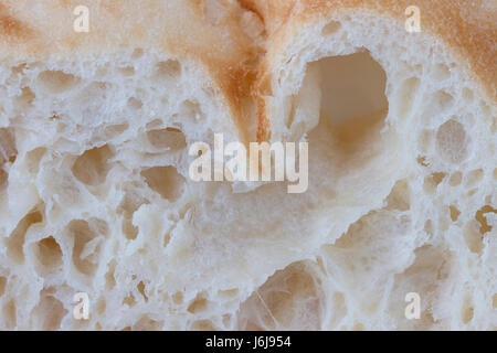 Pezzo di pane turco: foto macro. Foto Stock