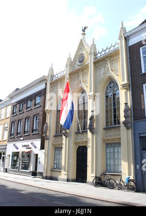 Xvi secolo Rinascimento Zwanenbroedershuis edificio, Hinthamerstraat in Den Bosch, Paesi Bassi. Sede di illustri Confraternita di Nostra Signora santissima. Foto Stock