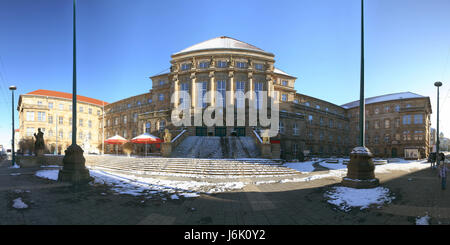 Kassel town hall - 180 panorama-shoo Foto Stock