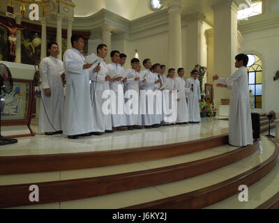 07925 Caloocan cattedrale della città di San Roque 26 Foto Stock