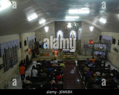 0920 La Madonna del santo Rosario Cappella Talacsan, San Rafael, Bulacan 26 Foto Stock