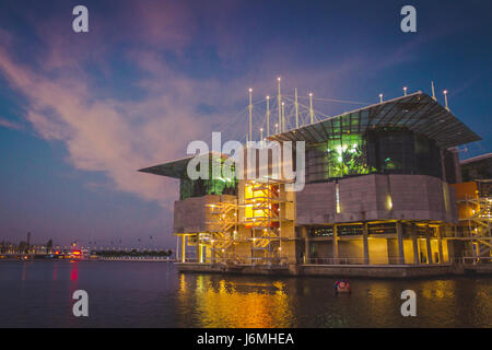 Lisbona. Acquario nel Parque das Nações, Oceanarium al Parco delle nazioni, Lisbona Expo 98. Portogallo Foto Stock