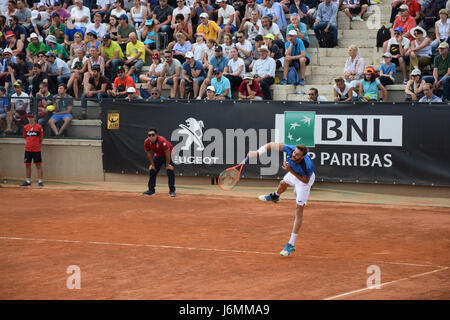 Marcel Granollers in Roma giocare un doppio con Ivan Dodig contro Ramos-Vinolas/Mektic per Internazionali BNL d'Italia ATP Masters 1000 il 17/05/2017 Foto Stock