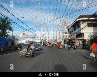 05656 Città corretta sala comunale Poblacion Santa Maria Bulacan Road 11 Foto Stock