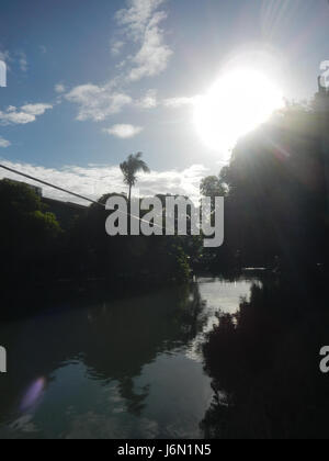 09261 risaie irrigazione Ravenala Bagong Nayon Baliuag Bulacan ponti stradali 08 Foto Stock