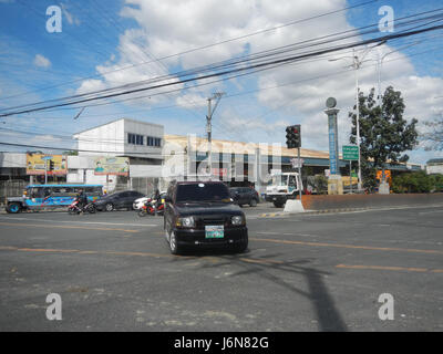 09212 Caloocan City A. Mabini Street C-7 Costruzioni stradali Foto Stock