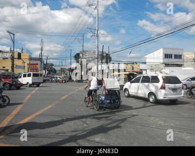 09212 Caloocan City A. Mabini Street C-28 Costruzioni stradali Foto Stock