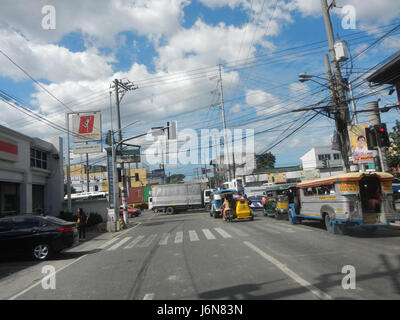 09212 Caloocan City A. Mabini Street C-35 Costruzioni stradali Foto Stock